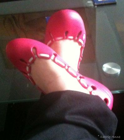 Pink Crocs !